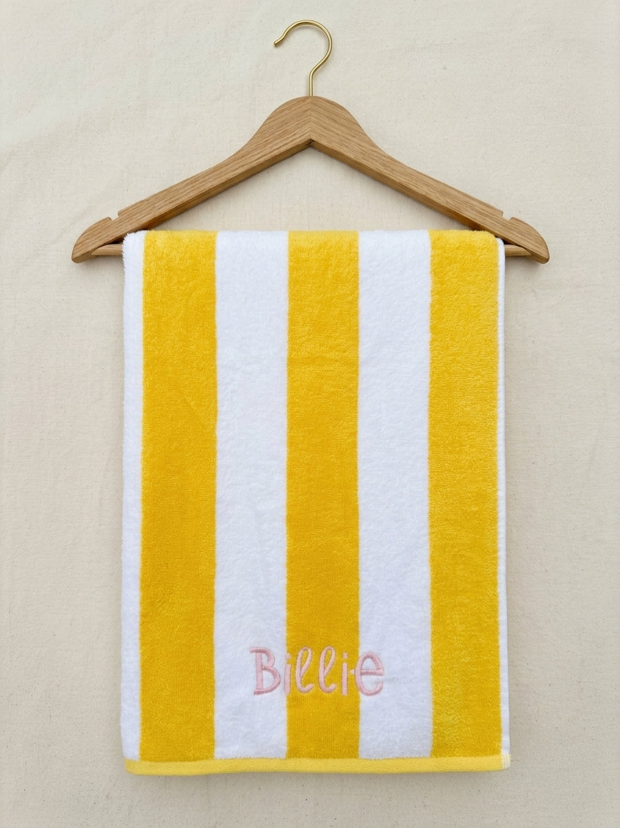 Custom Embroidered Beach Towel