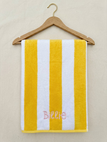 Custom Embroidered Beach Towel