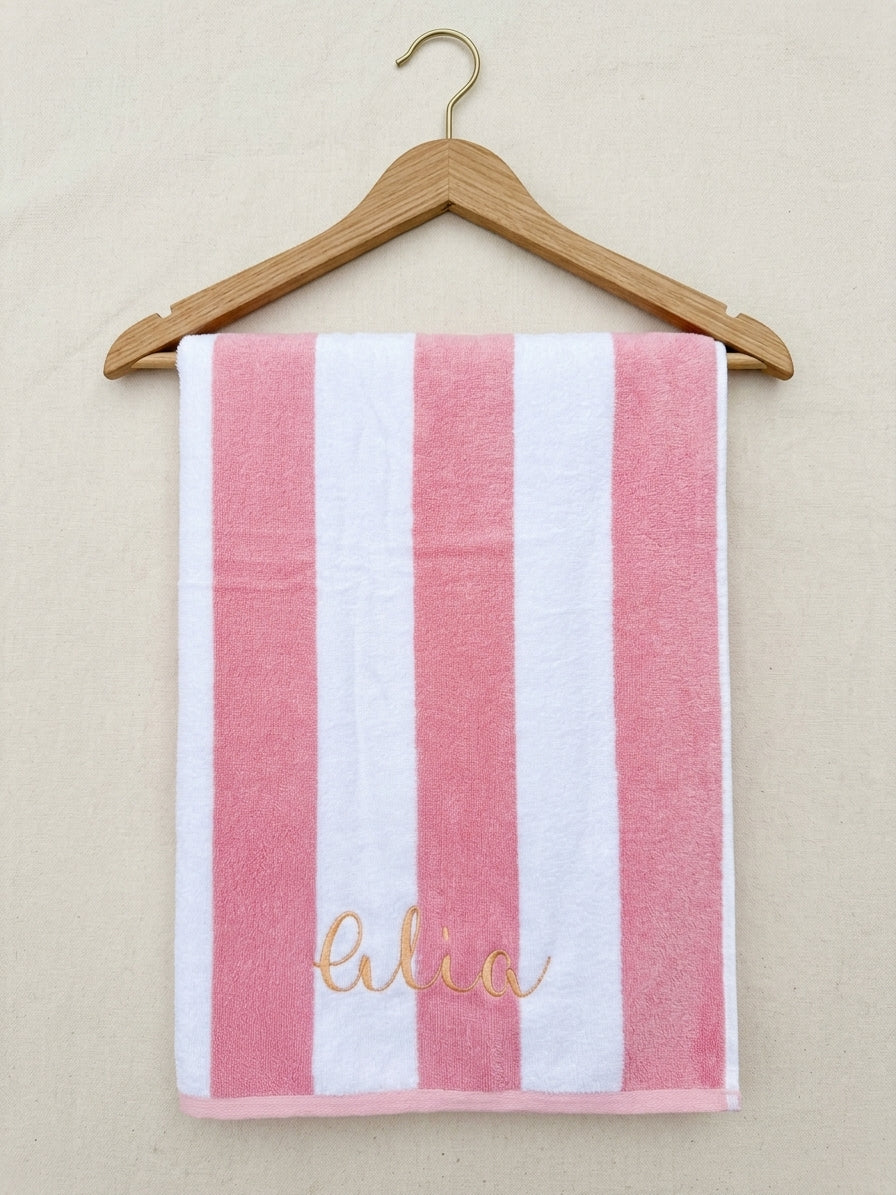 Custom Embroidered Beach Towel