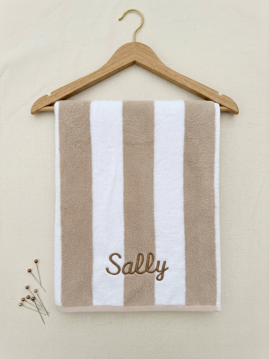 Custom Embroidered Beach Towel