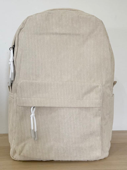 Corduroy Backpack - Natural