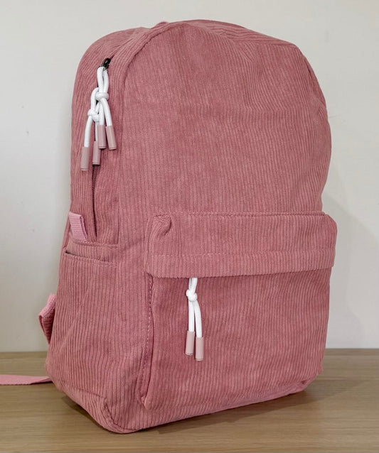 Corduroy Backpack - Dusty Pink