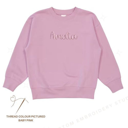 Custom Embroidered Name Sweater - Youth