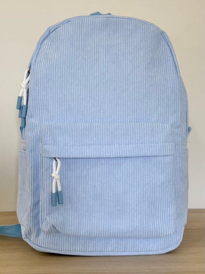 Corduroy Backpack - Blue