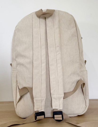 Corduroy Backpack - Natural