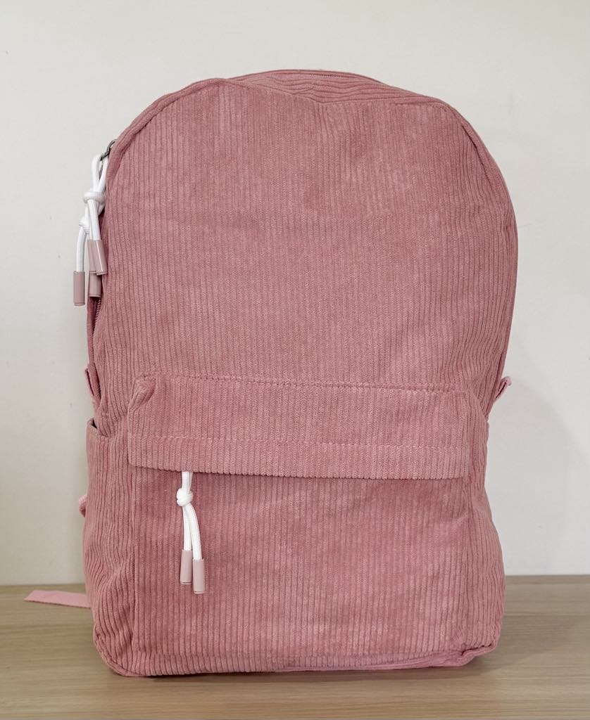 Corduroy Backpack - Dusty Pink