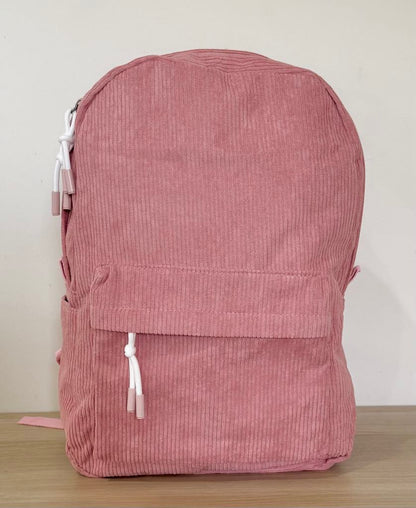 Corduroy Backpack - Dusty Pink