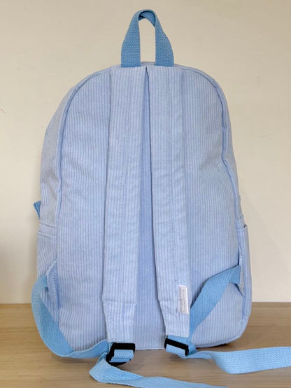 Corduroy Backpack - Blue